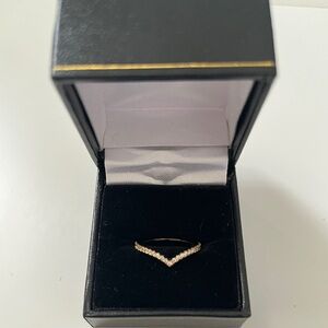 Pandora Gold V-Shaped Ring